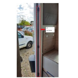 CERNIERA PORTA FLUSH EVOLUTION 150MM ZINCATA NER A 7343709901 .