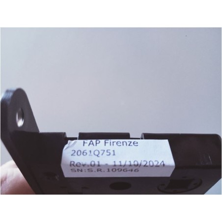 FAP 2061Q751 Lock mechanism black square 7x7 mm