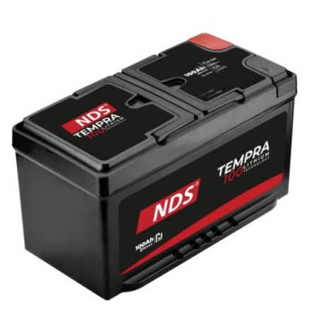 NDS TEMPRA BATTERIE LIFEPo4 12V-100Ah 341x192x176H