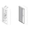 LIPPERT ELARA 1935HX650X60 MM ZANZARIERA IN PVC COLORE 9010 PER PORTE DI AUTOCARAVAN