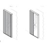 LIPPERT ELARA 1970HX606X60 MM ZANZARIERA IN PVC COLORE 9010 PER PORTE DI AUTOCARAVAN