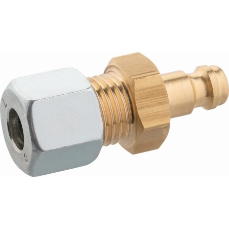 GOK Replacement nipple quick coupling connection for copper pipe 8 mm