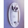 FAP OVAL HANDLE WHITE RIGHT 233X110 MM - 100950028PEN - BRIG/SAILER DOOR