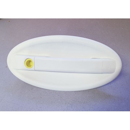 FAP OVAL HANDLE WHITE RIGHT 233X110 MM - 100950028PEN - BRIG/SAILER DOOR