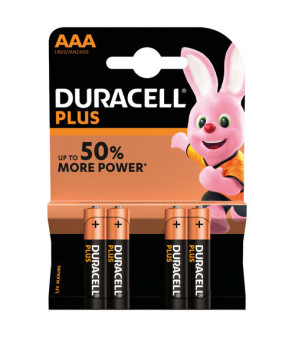 DURACELL PLUS POWER AAA MINISTIL ALKALINA 1,5V