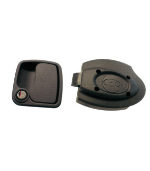 EUROGARAGE STANDARD ZADI BLACK DOOR LOCK