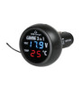 3-IN-1-DIGITALTHERMOMETER STECKER + VOLTIMETER + USB-BUCHSE