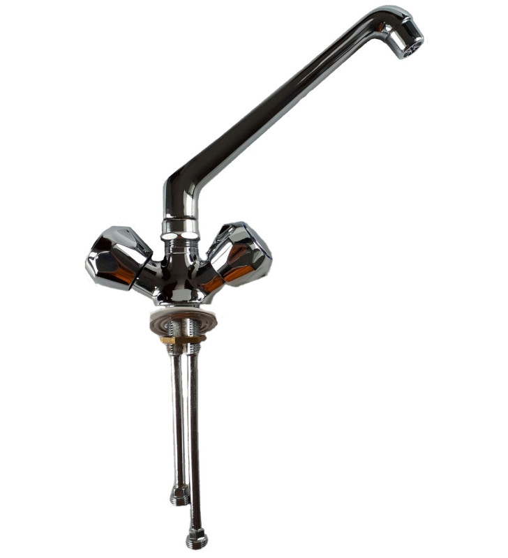 LONG ANGULAR BARREL MIXER TAP