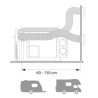 POÊLE COMBI 6E 6000W - 12V Gaz avec commande iNET-X et élément chauffant électrique 220 V (2 x 900 W) -33814-20