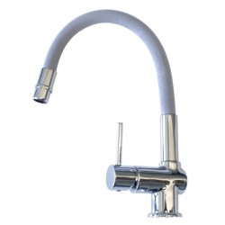 Chromed metal single lever...