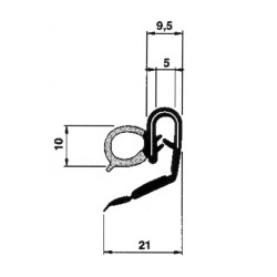 5 METERS RUBBER FRAME DOORS...