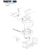 THETFORD SC500 CONTROL KNOB L V2 VERSION CASSETTE TOILET – C 503L