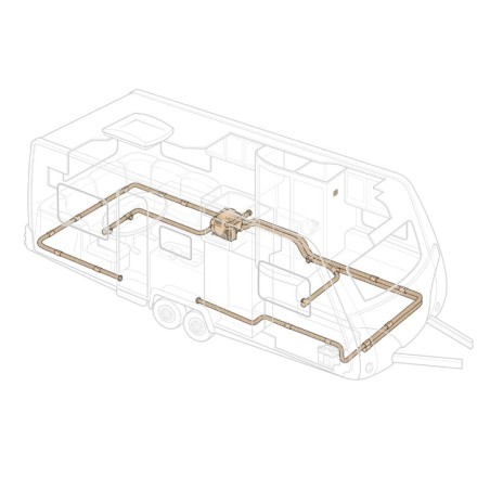 POÊLE COMBI 4E 4000W - 12V Gaz avec commande iNET-X et élément chauffant électrique 220 V (2 x 900 W) - 33714-20