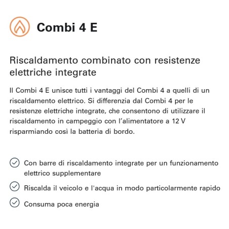 COCINA COMBI 4E 4000W - 12V Gas con control iNET-X y elemento calefactor eléctrico de 220 V (2 x 900 W) - 33714-20