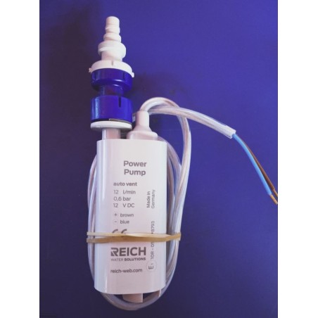 BOMBA SUMERGIBLE REICH 12V. VÁLVULA ANTIRETORNO 12L