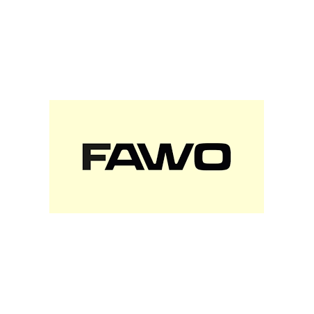 FAWO Meccanismo serratura nero quadro 8x8 mm