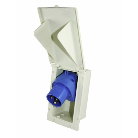 Enchufe de empotrar basculante CEE 220 Volt 100x160