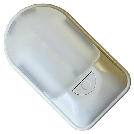 LUZ DE TECHO TIPO 70 LED 12V + INT WW STRIP 120L/m GRIS CLARO