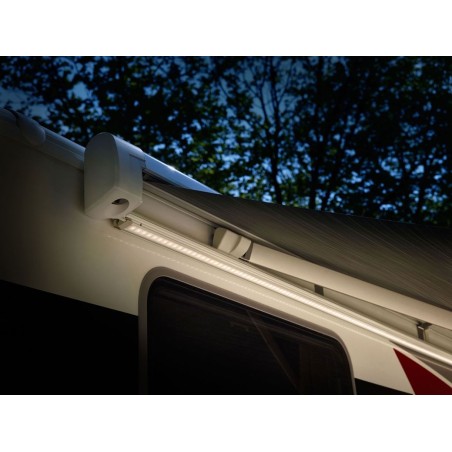 Veranda Da Parete Thule Omnistor 5200 Bianca 4,00 Metri Con Telo Sapphire Blue – 301054