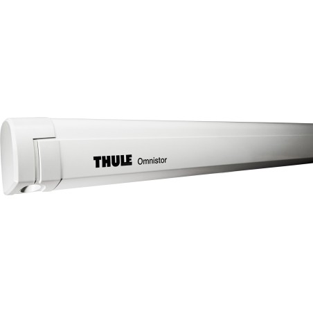 Toldo blanco de pared Thule Omnistor 5200 4,00 metros con tela azul zafiro – 301054