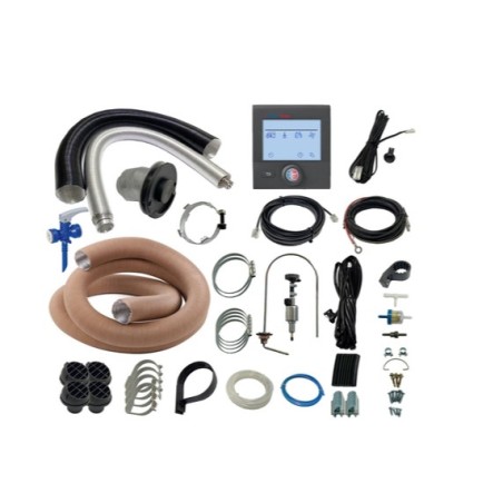 AQUA-HOT GEN1 D4 E COMBINED HEATING SYSTEM – 4kW DIESEL+220V+ ACCESSORIES