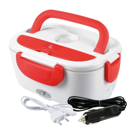 Boîte à déjeuner LAMPA, chauffe-aliments électrique - 1,5 L - 12/24V+220V - 50W