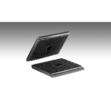 LAMPA Clips Pressotex, foro centrale, set 2 pz - 35x35 mm