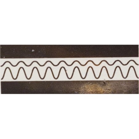Clips LAMPA Pressotex, agujero central, conjunto de 2 piezas - 35x35 mm