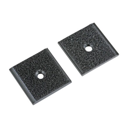 LAMPA Clips Velour, foro centrale, set 2 pz - 35x35 mm