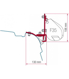 Reimo VW T5 / T6 Multirail Kit