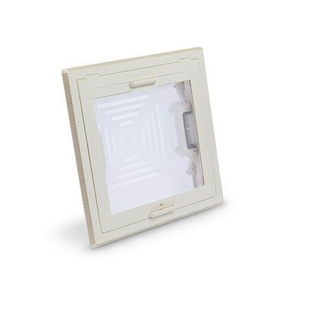 CLARABOYA DE CÚPULA DE ÓPALO DE 42 MPK - 400x400 mm – completa con mosquitera integrada y apagón