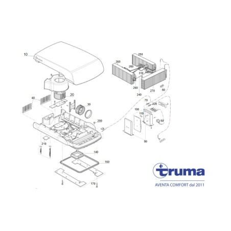 Aventa Comfort circuit board from 04/2013 - 40091-83400