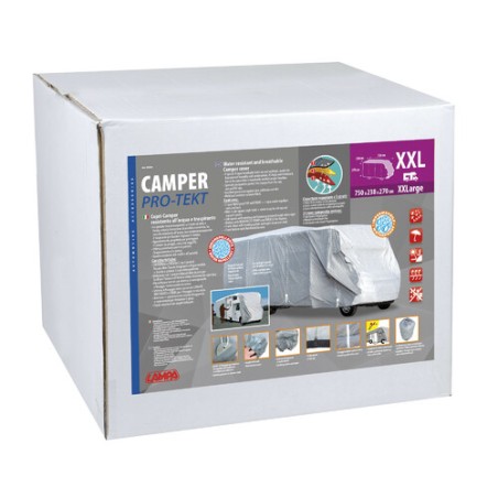 LAMPA COPERTURA RIMESSAGGIO XXL cm 270x238x750 CAMPER RESISTENTE ACQUA E TRASPIRANTE