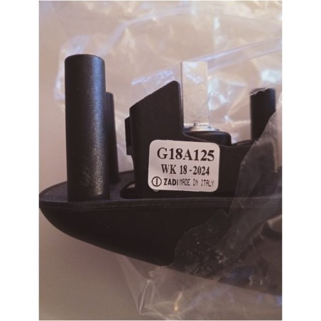 ZADI G18A125 KIT SERRATURA DX ROULOTTE SENZA ROTORE NERO