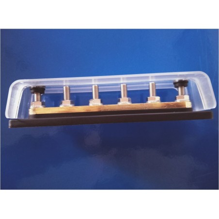 CBE A 6-POLOS M12 BASE NEGRA 250A 48VDC CON CUBIERTA
