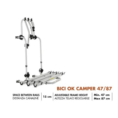 PORTE-VÉLO ARRIÈRE FABBRI CAMPER 3 PLACES H47-87