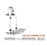 PORTE-VÉLO ARRIÈRE FABBRI CAMPER 3 PLACES H47-87