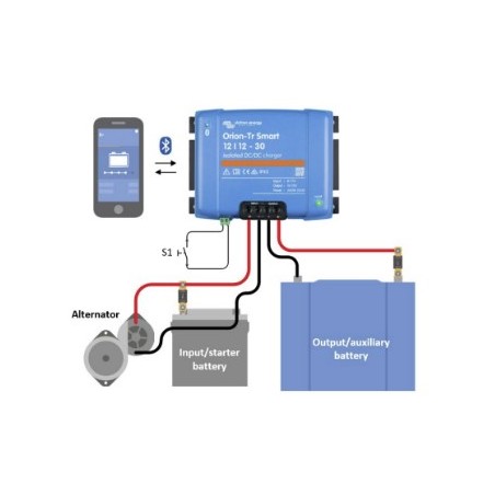 Victron Energy Booster di carica intelligente Orion-Tr DC-DC Smart Isolato 12/12V 30A