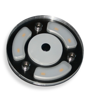 Ceiling light Ø 100 LED - 3.2W - 4000K - with night light - touch switch