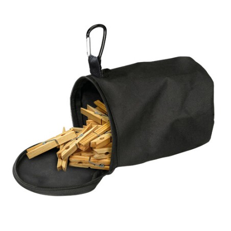 LAMPA Porta mollette da bucato con moschettone - 3 L