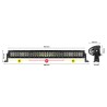 Barra LED PILOT 60 con estructura curva de aluminio, 12/24V - 80 cm