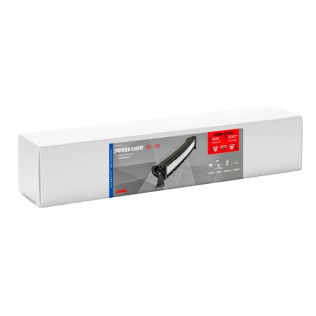 Barra LED PILOT 80 con estructura curva de aluminio, 12/24V - 110 cm