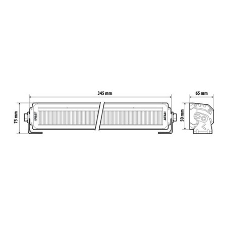 PILOT Led Profondeur du ruban 50W Position 1,7W Signalisation 8W