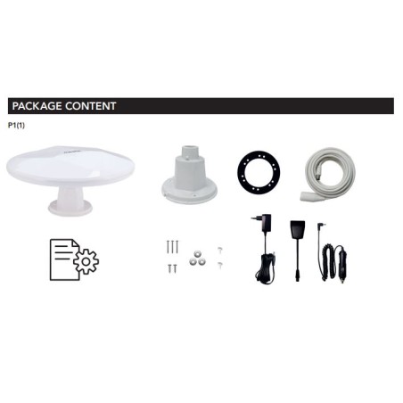 MESTIC MTVA-40 Antenne omnidirectionnelle Ø 33 DVB-T diamètre 33 cm