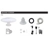 MESTIC MTVA-40 Antenne omnidirectionnelle Ø 33 DVB-T diamètre 33 cm