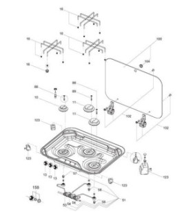 Termocoppia 350 Mm Piano Cottura Dometic - 407144377 - Euro