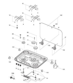 Kit Termopar 350 Mm Para Placa Dometic
