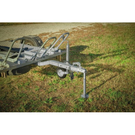 LAMPA Escala de carga de barra de tracción de aluminio, para remolques y caravanas