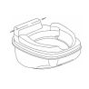 THETFORD RICAMBIO KIT TAZZA WC PER C200 - C200CS - 2334462