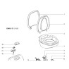 KIT DE INODORO DE REPUESTO THETFORD PARA C200 - C200CS - 2334462